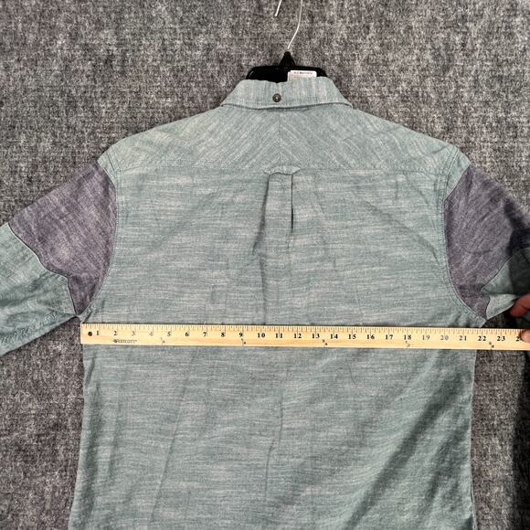 Jachs Shirt Mens Small Blue Classic‎ Fit Woven Board Beach Southwest Button-Up - Picture 7 of 9